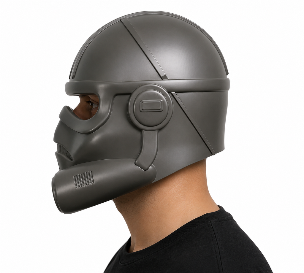 Vantor Tactical Sci-Fi Mask – Dark Gray 3D Printed Costume Mask
