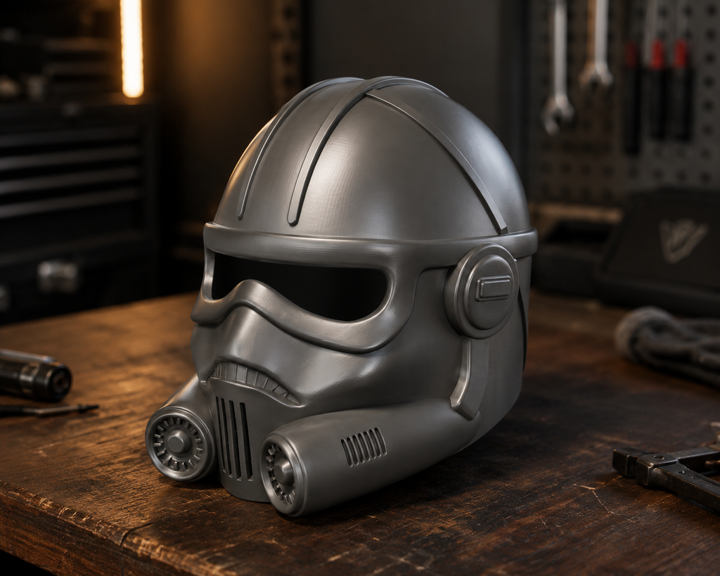 Vantor Tactical Sci-Fi Mask – Dark Gray 3D Printed Costume Mask
