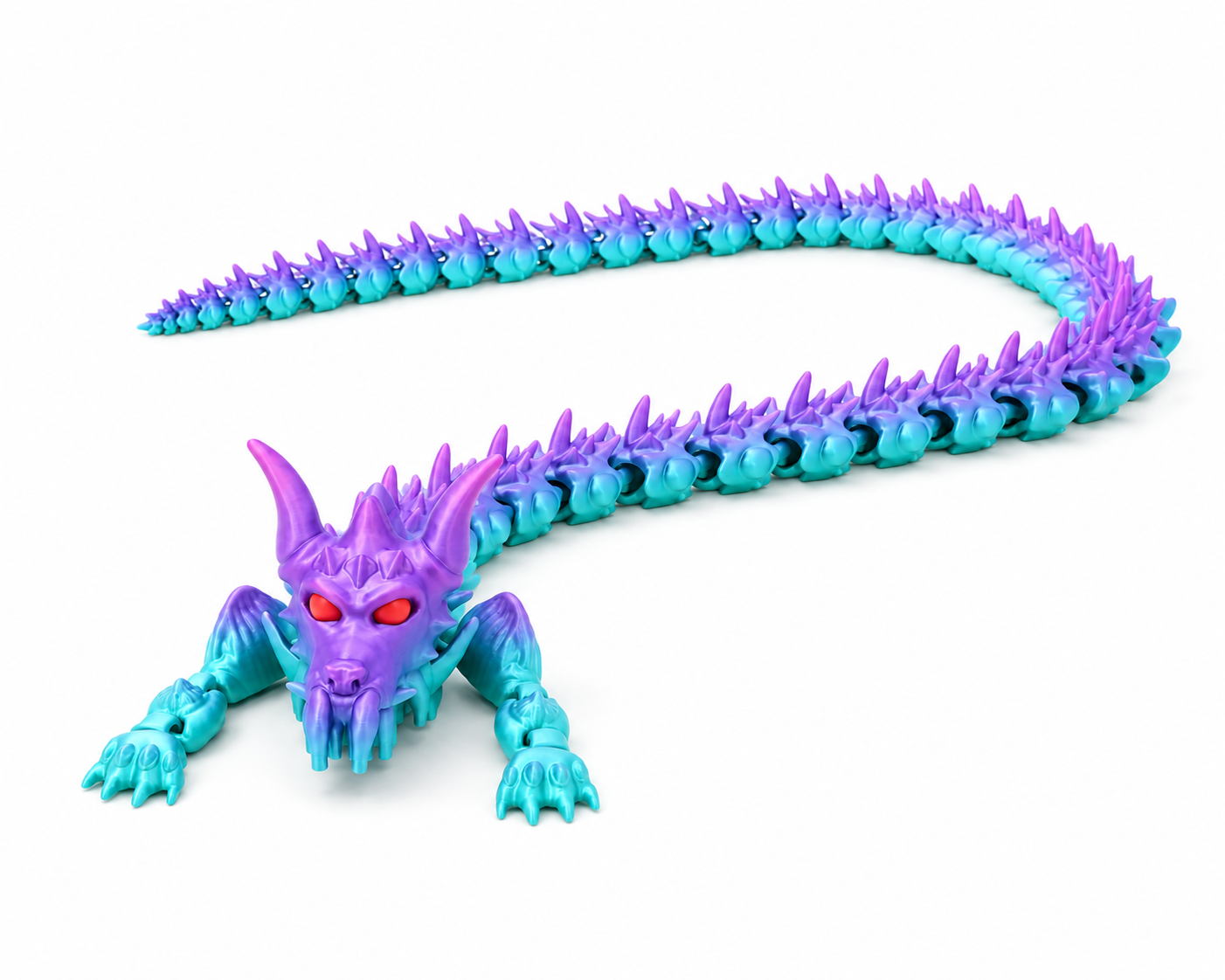Abyss Dragon Flexi – Fully Articulated 3D Printed Dragon