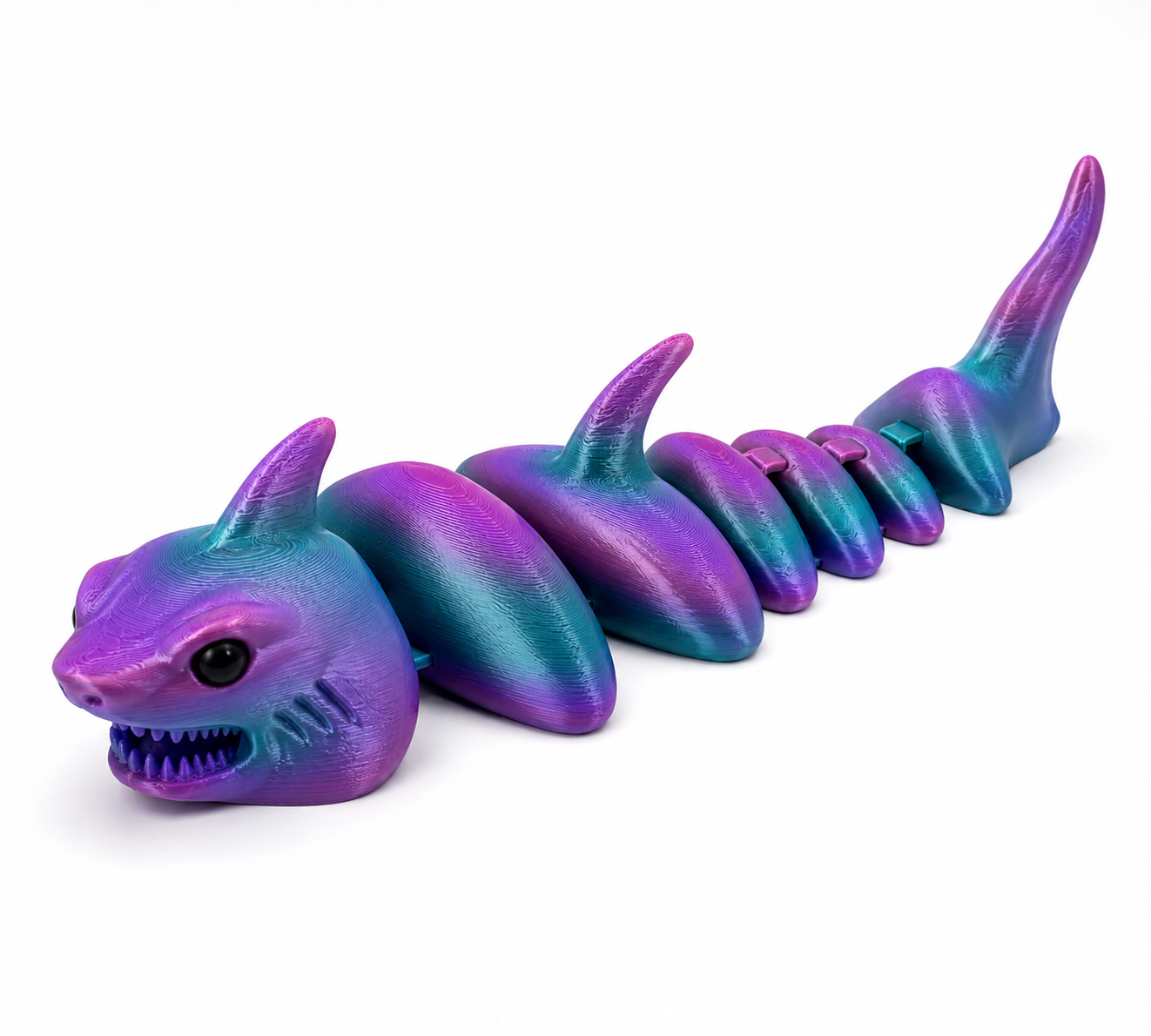 Razorfin Flexi Shark – Fully Articulated 3D Printed Fidget Toy